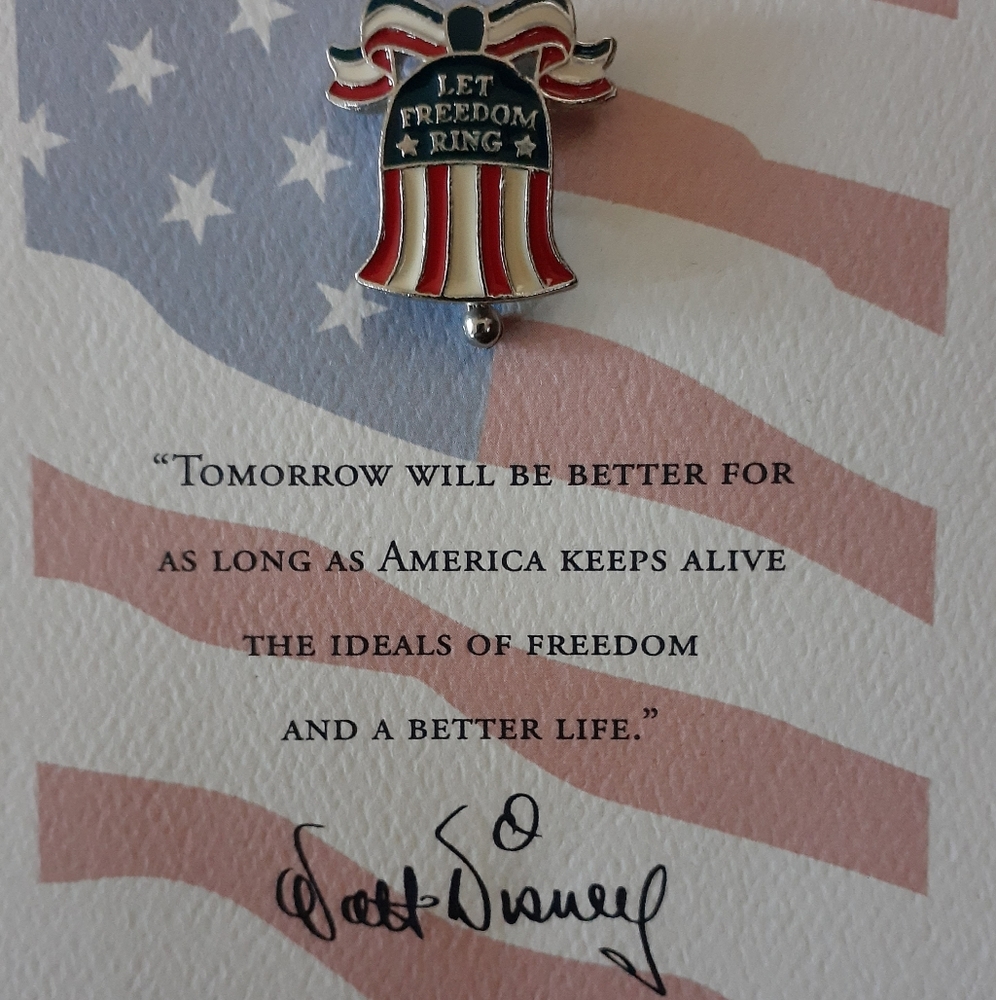 Disney "Let Freedom Ring" Cast Pin.